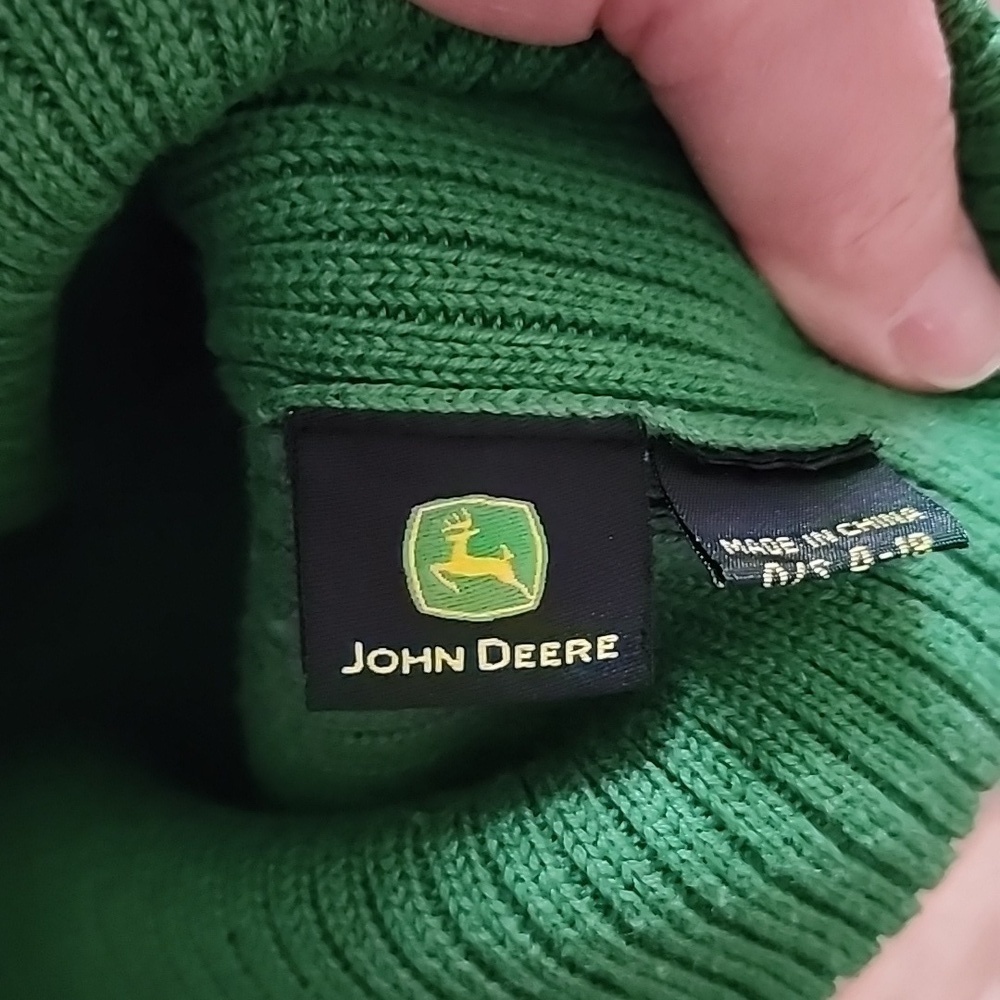 Kids John Deere Stocking Hat/Beanie One Size 4-18 - Picture 3 of 3